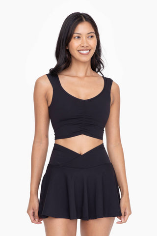 Ruched Front Active Top