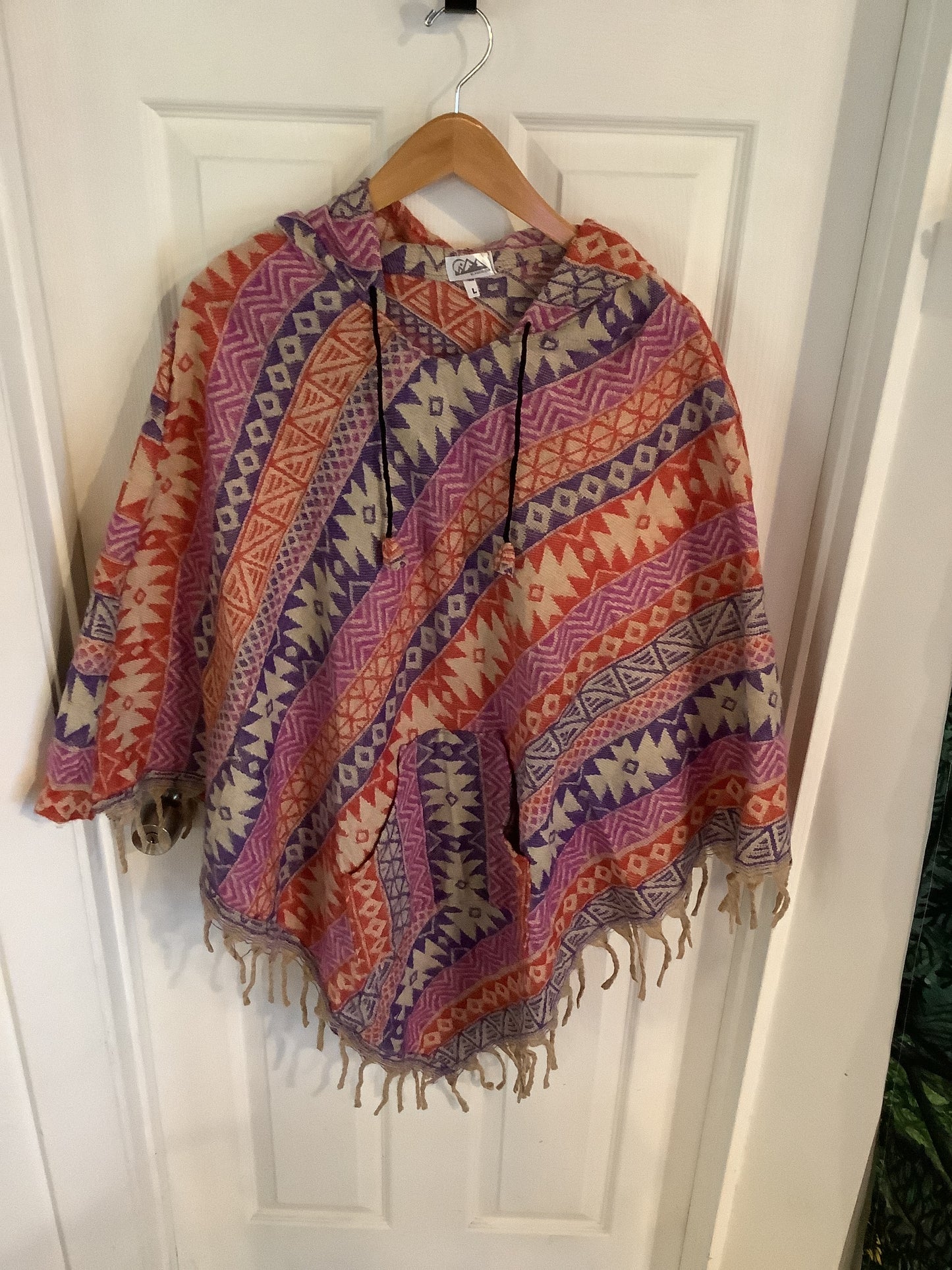 AlaskiWear Adult Blanket Poncho Long