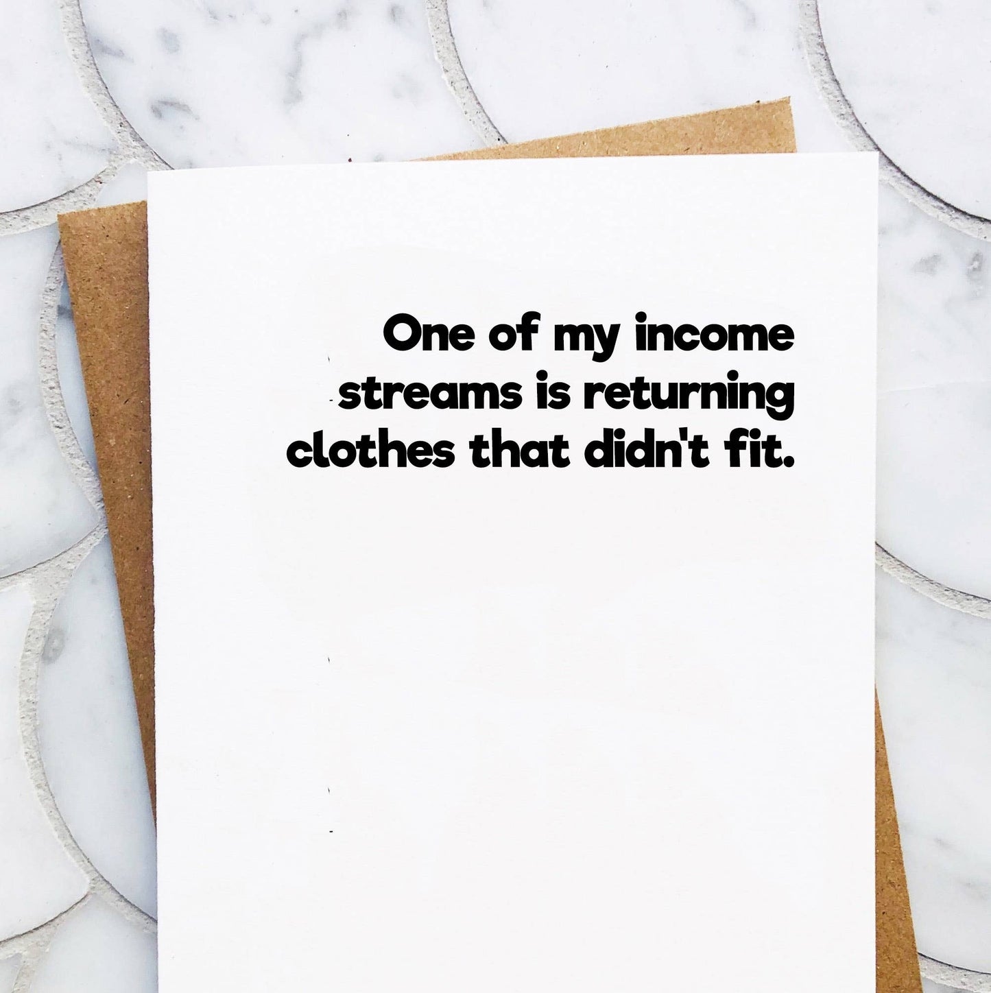 Income Streams Funny Birthday Card