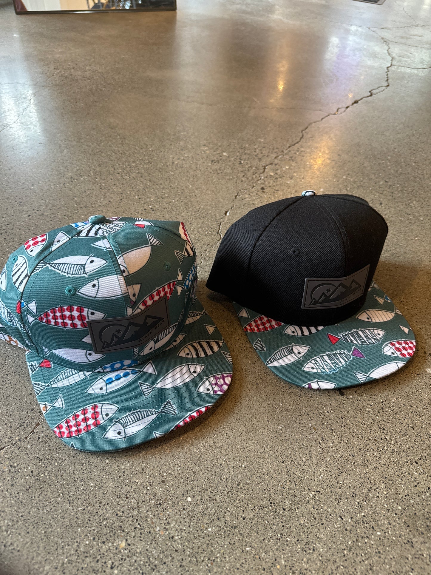 AlaskiWear Adult Trucker Hat - Fish-Hat-Bottoms Up Boutique-Anchorage AK