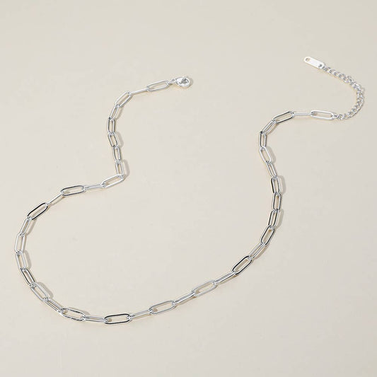 Paperclip Chain Necklace