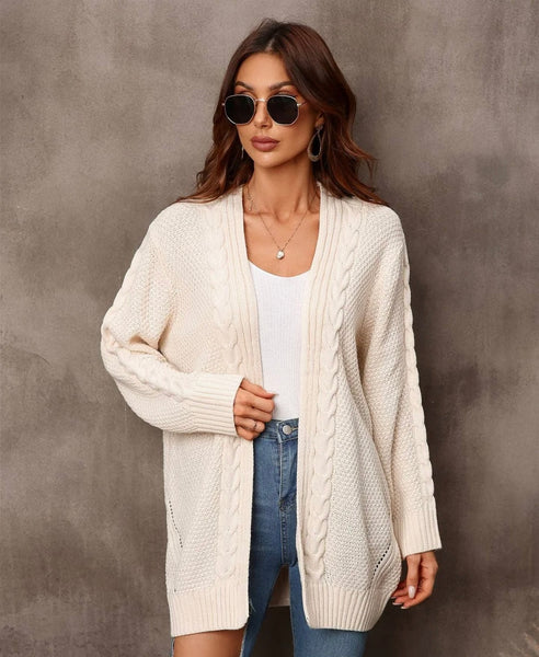 Hollow Out Knit Cardigan
