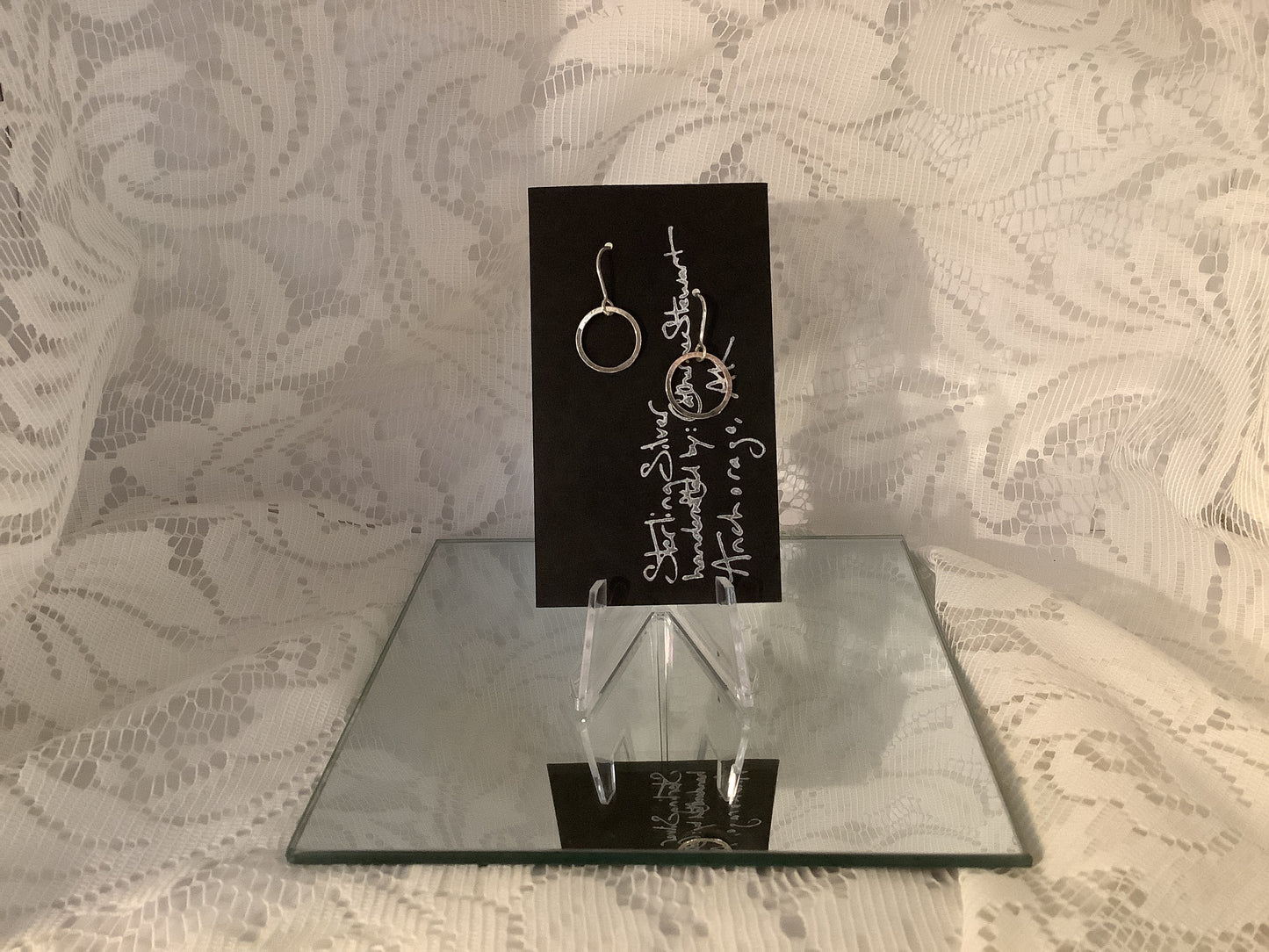 Sterling Silver Circle Earings-Jewelry-XS Circle Earings-Bottoms Up Boutique-Anchorage AK