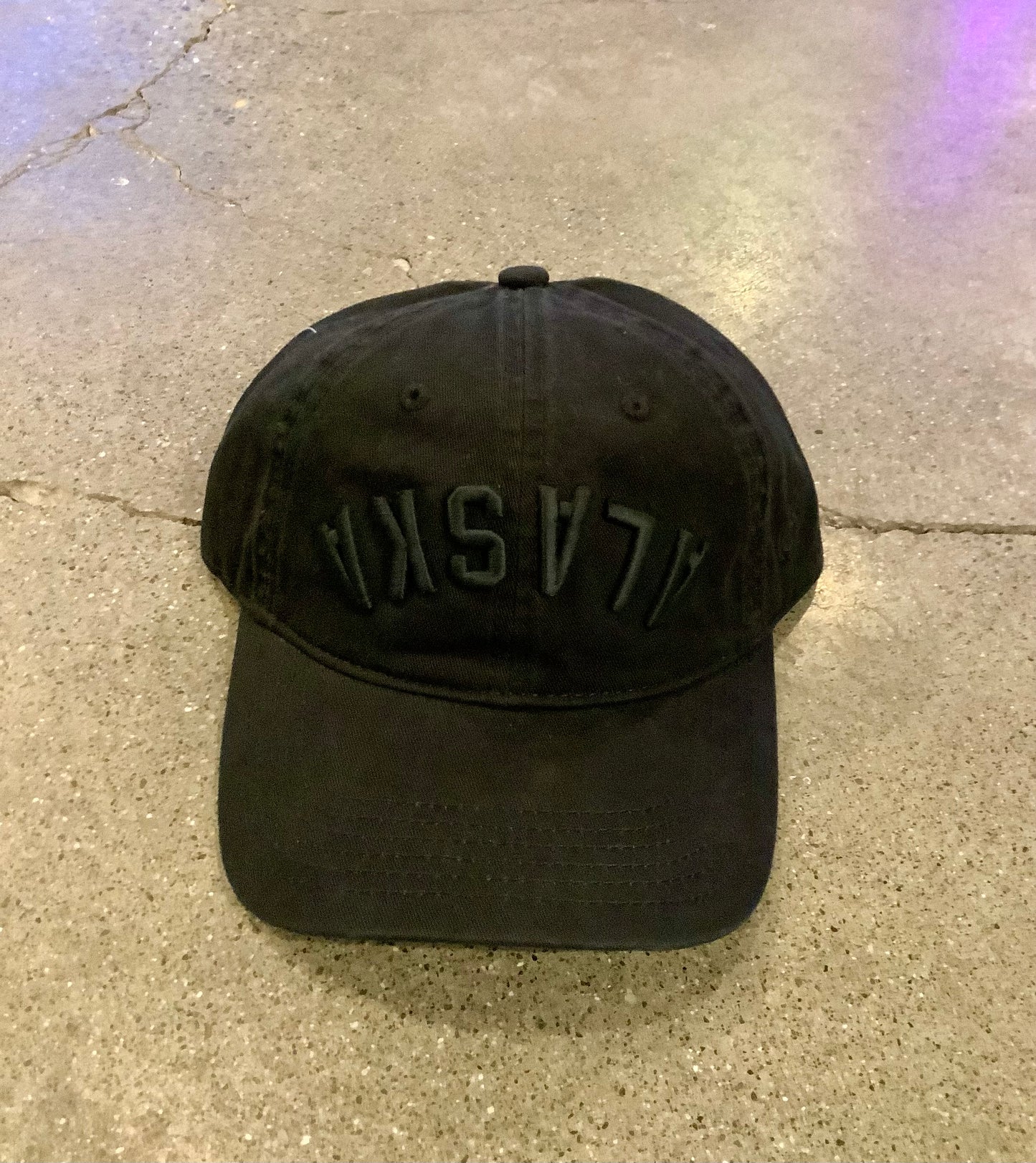 Black Upside-Down Alaska Hat