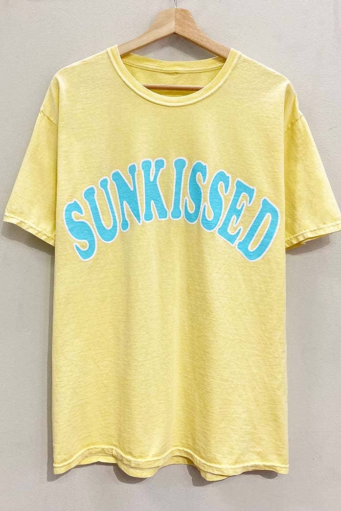 Sunkissed Oversized Graphic T-Shirts & Tops-Bottoms Up Boutique-Anchorage AK