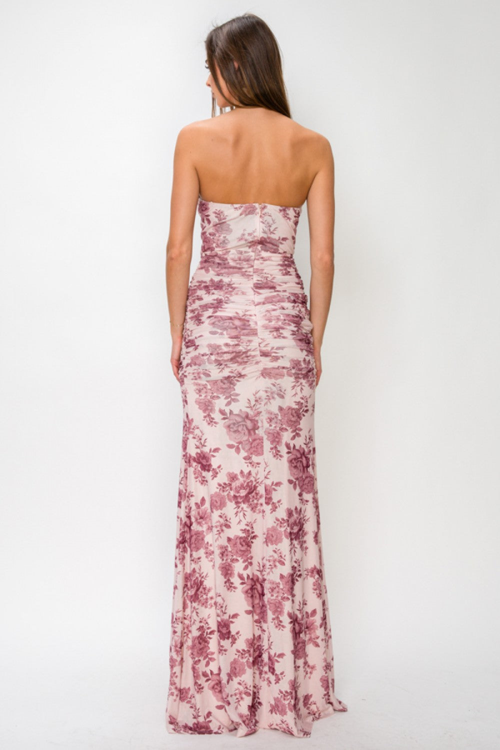 Floral Cowl Mesh Mermaid