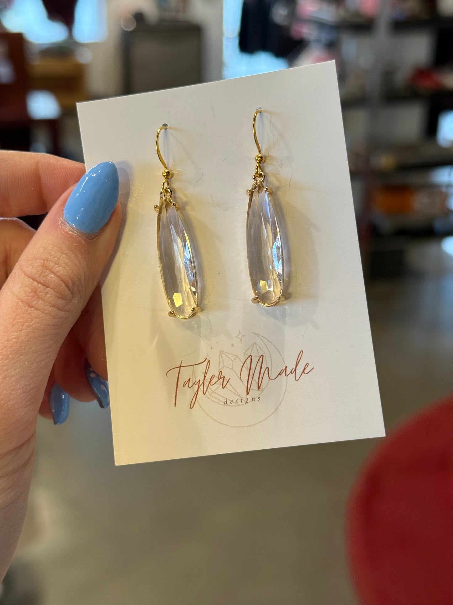 Crystal Drop Earrings