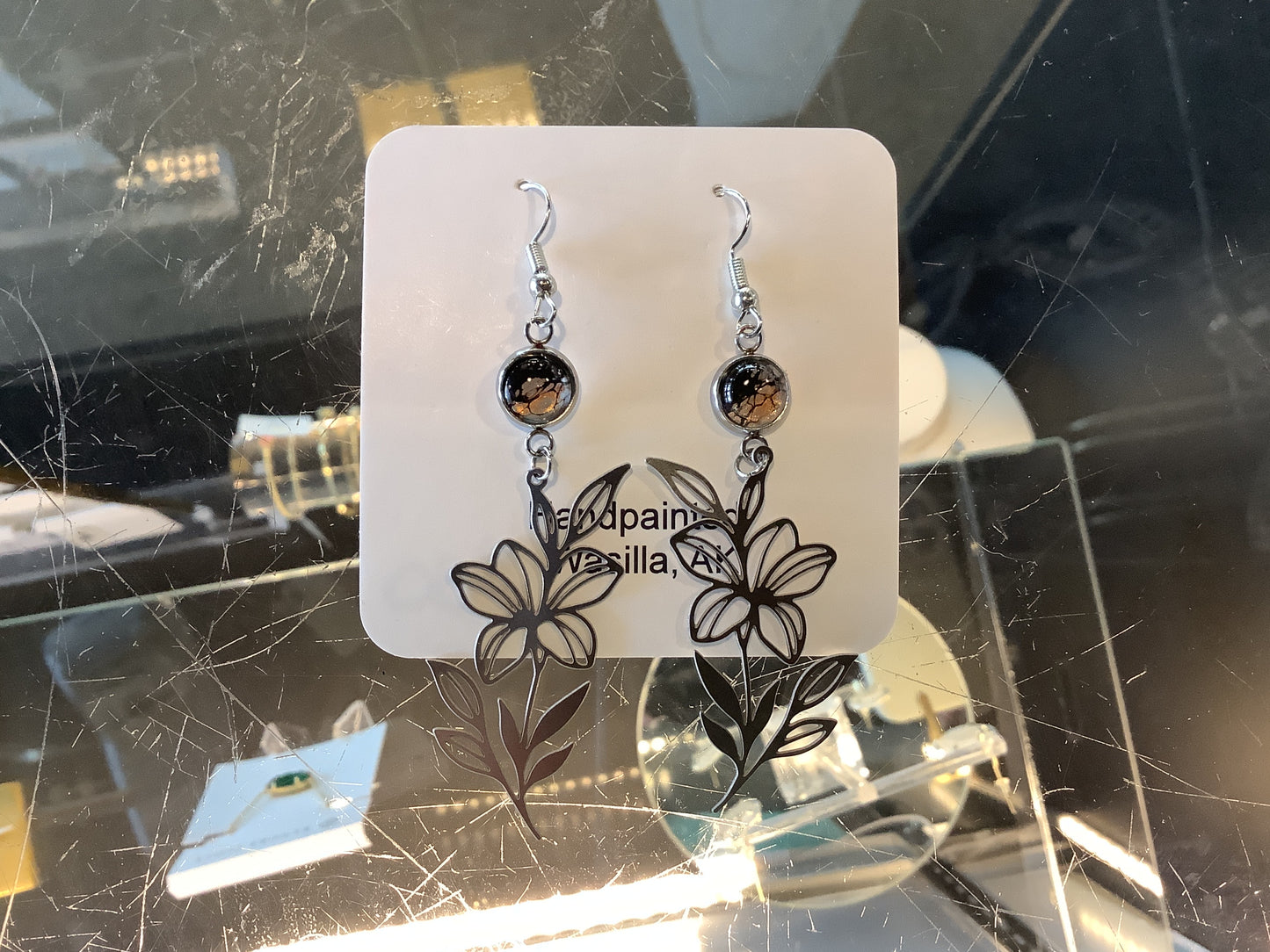 Flower Dangle Earrings