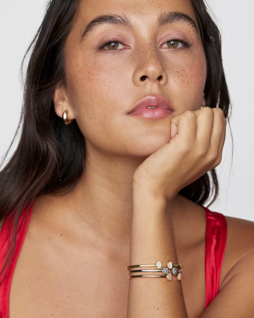 Emilie Gold Iridescent Drusy Bracelet