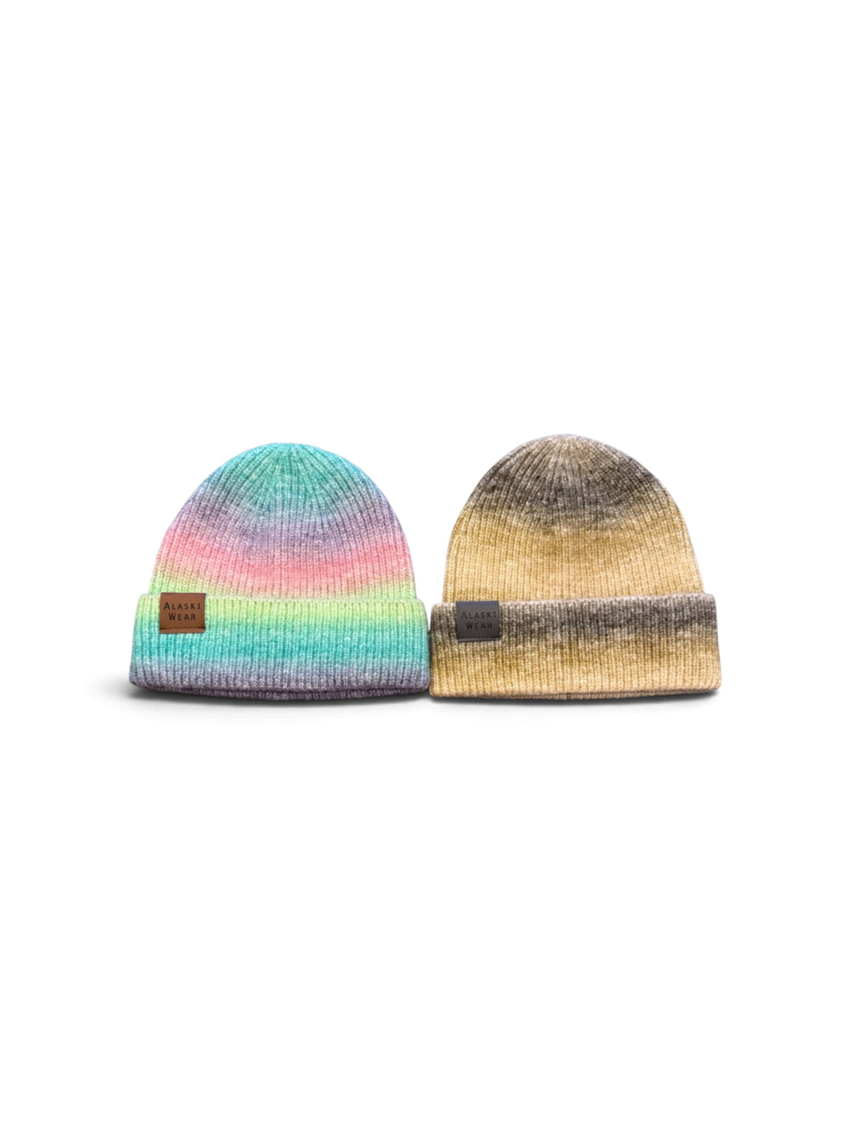 Alaskiwear Knit Tie Dye Beanie-Hat-Alaskiwear-Bottoms Up Boutique