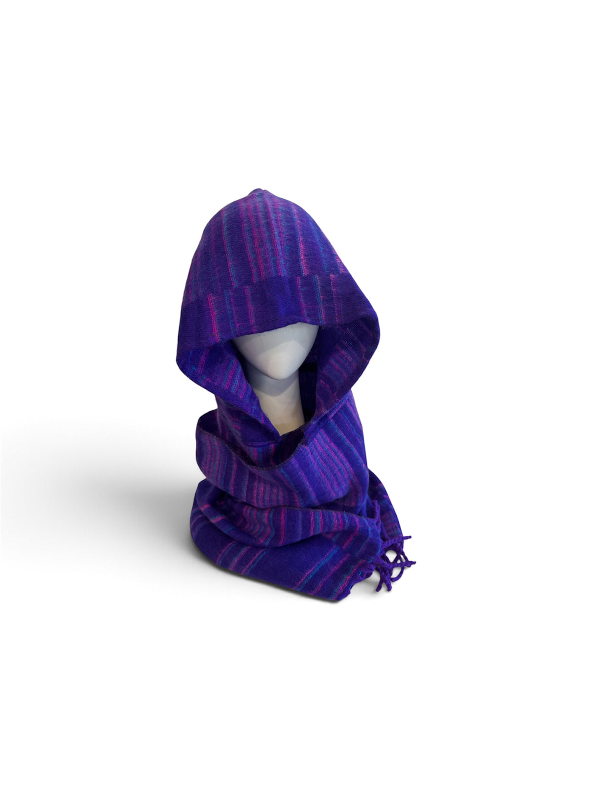 Hooded Scarf Vibrant Purple-Local-Alaskiwear-Bottoms Up Boutique