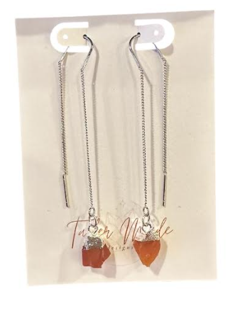 Silver Threader Earrings-Local-Bottoms Up Boutique-Anchorage AK