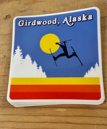 Girdwood, AK Sticker-Stickers-Bottoms Up Boutique-Anchorage AK