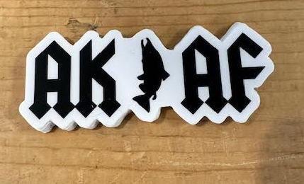 AK AF Sticker-Stickers-Bottoms Up Boutique-Anchorage AK