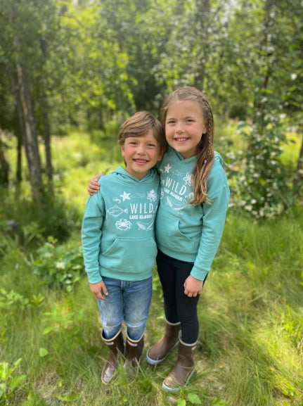 Wild Like Alaska Toddler Hoodie-Kid-G Street Fox-Bottoms Up Boutique