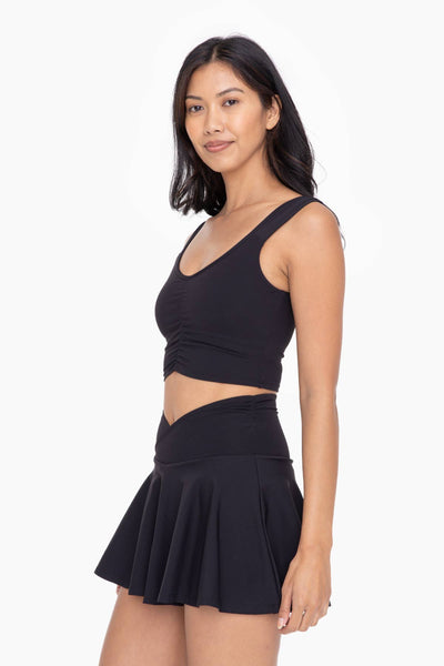 Ruched Front Active Top