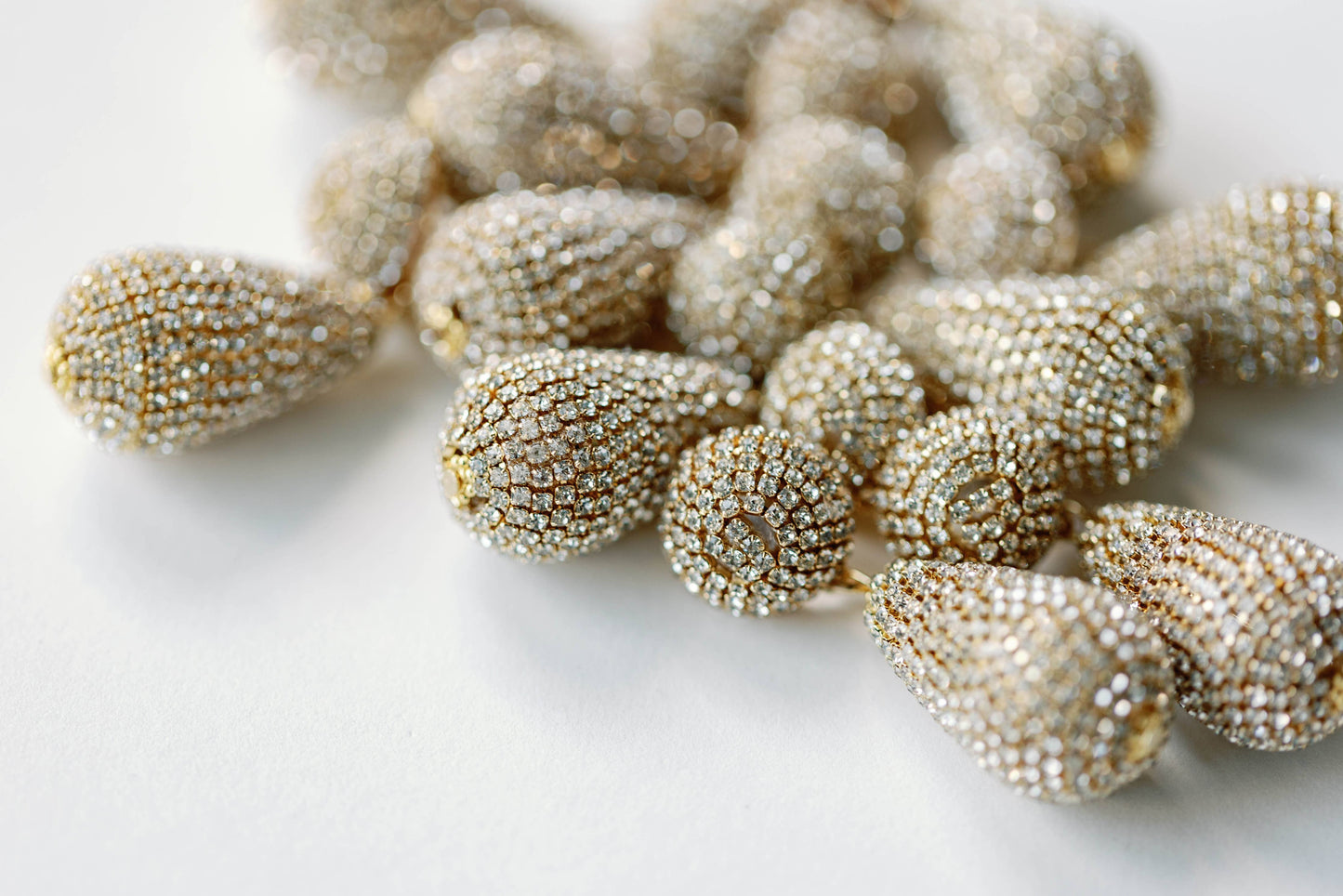 Rhinestone Wrapped Lido Earrings