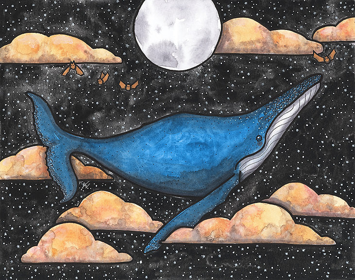 Humpback Dreams Canvas Print