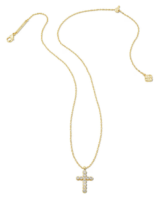 Crystal Cross Pendent Necklace