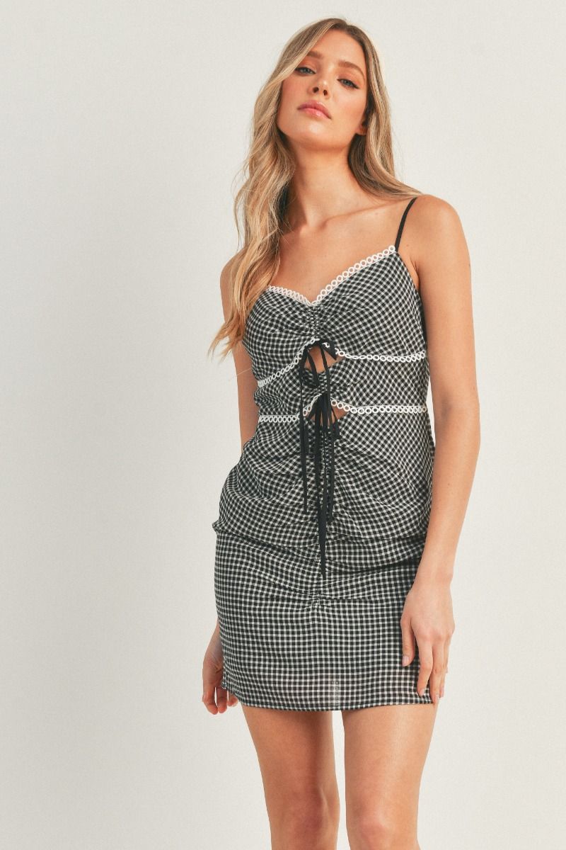 Black And White Gingham Dress Bottoms Up Boutique Black And White Gingham Dress Bottoms Up Boutique