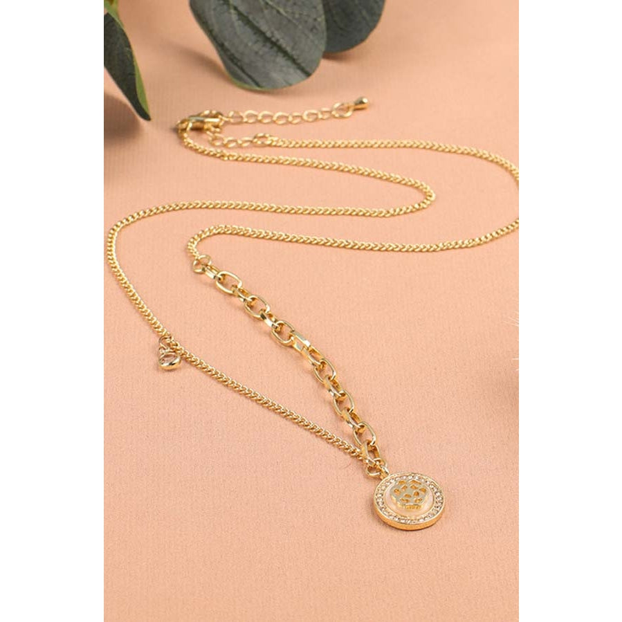 Lovely Camellia Pendants Necklace-ACCESORIES-Bottoms Up Boutique-Anchorage AK