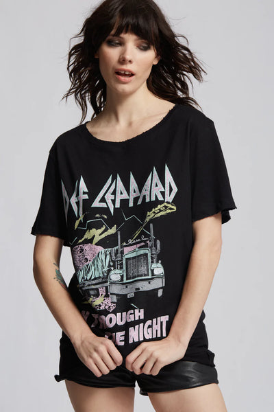 Def Leppard All Through the Night Band Tee