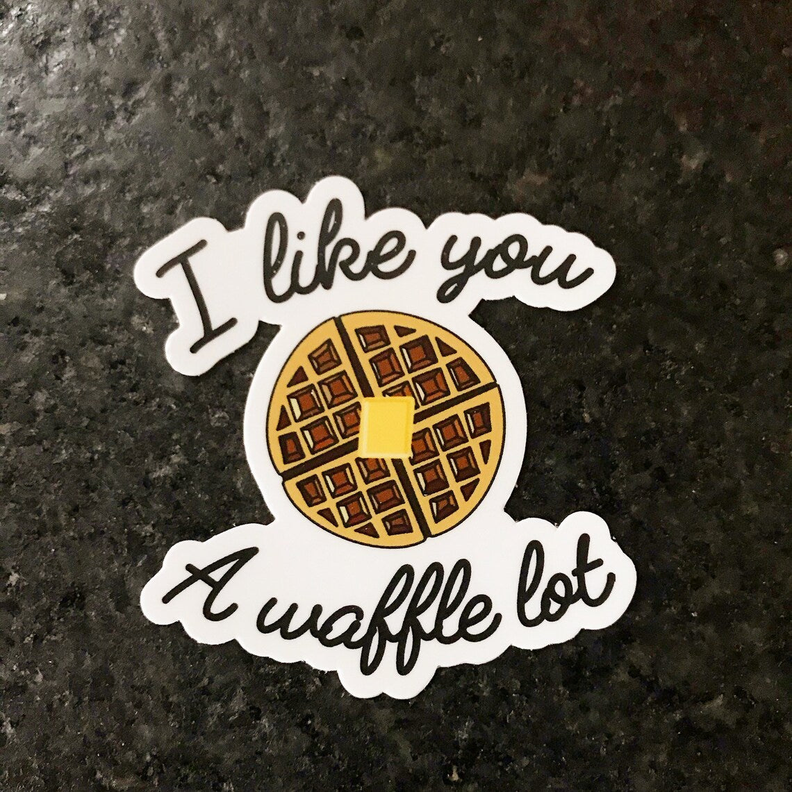 A Waffle Lot Sticker-Local-Bottoms Up Boutique-Anchorage AK