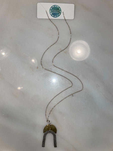 U- Shaped Multi-Toned Necklace