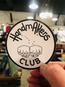 Hand Makers Club Sticker