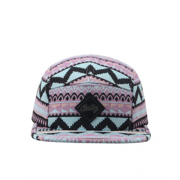 "Salty" Geo Woven Camp Hat-ACCESORIES-Bottoms Up Boutique-Anchorage AK