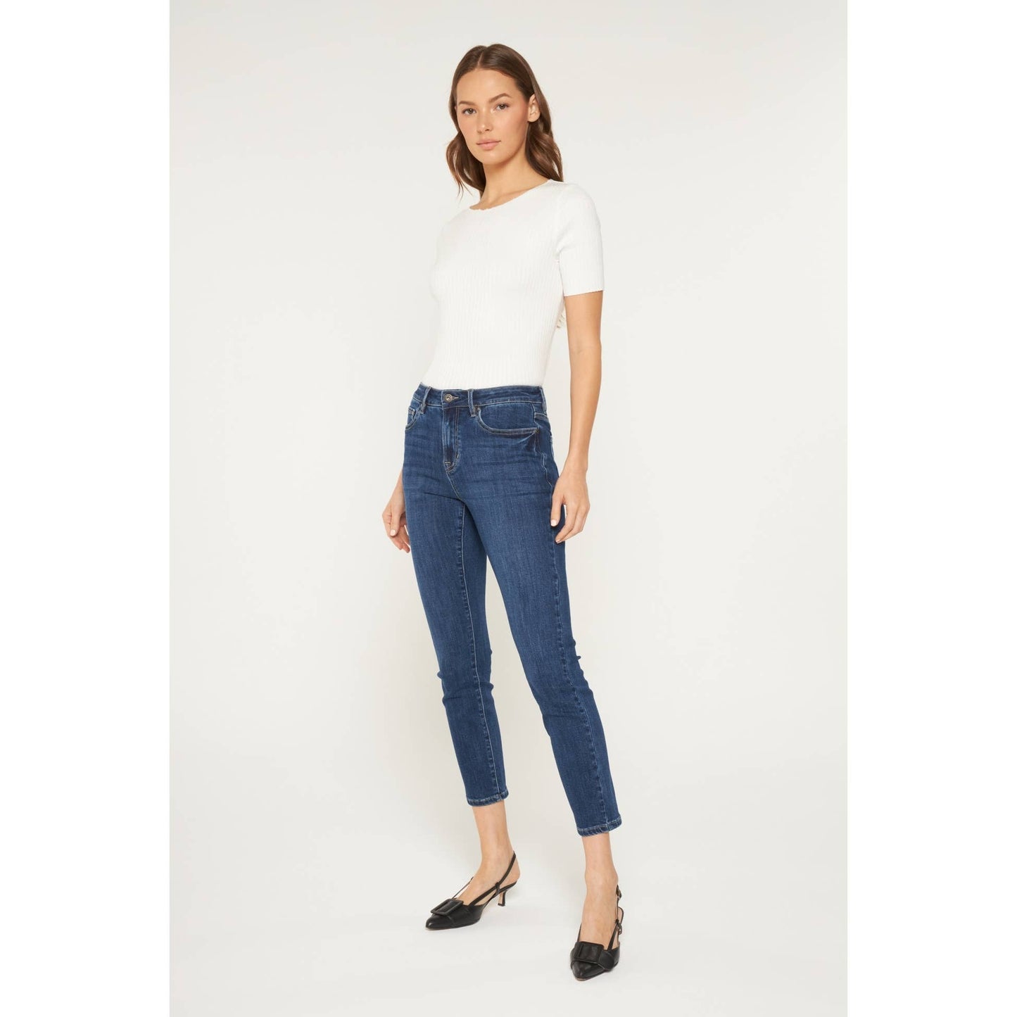 High Rise Aankle Easy Skinny