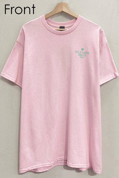 Self Love Disco Oversized T-Shirts & Tops-Bottoms Up Boutique-Anchorage AK