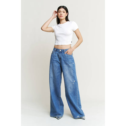 Le Bleu High Rise Wide Leg