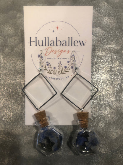 Short Alaskan Wildflower Earrings