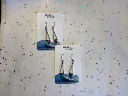 Sand Arrow Dangle Earrings