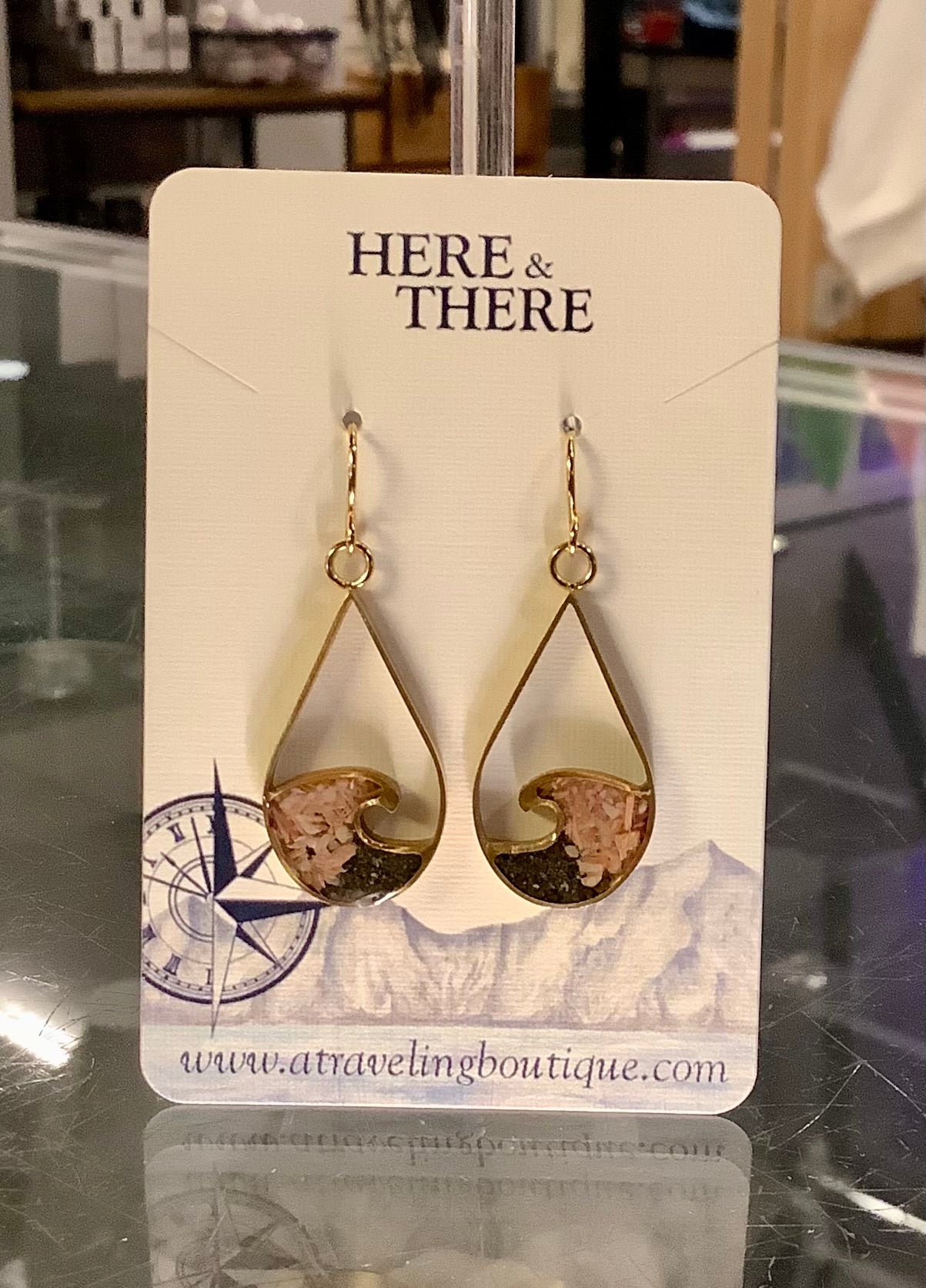 Destination Wave Teardrop Earrings