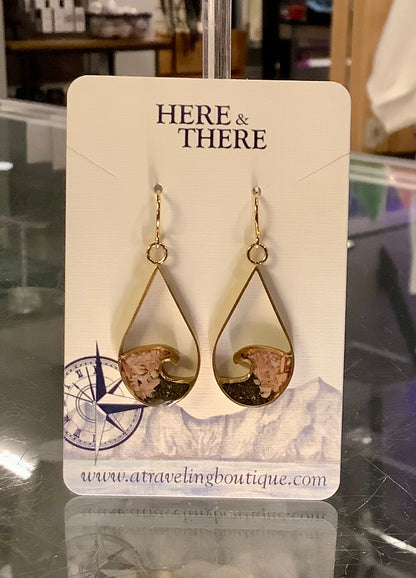 Destination Wave Teardrop Earrings