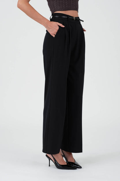 Black High Waist Dress Pants