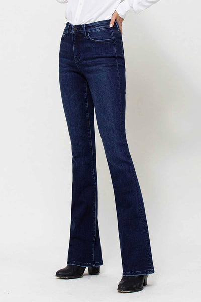 High Rise Super Soft Mini Flare Jeans