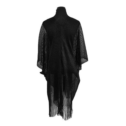 Metallic Fringe Kimono