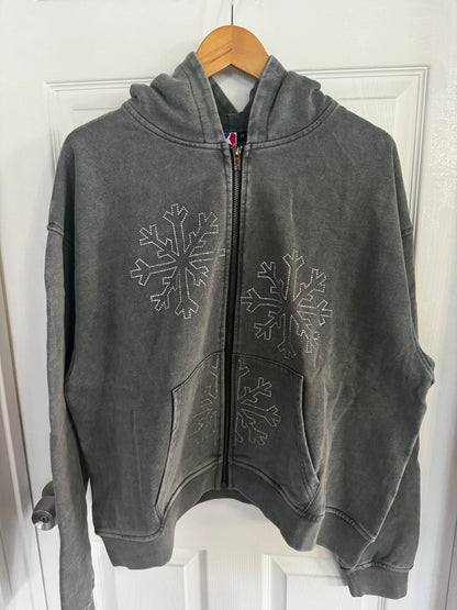 Sklusive Hoodie & Sweatpants-Sweatshirt, Hoodies & Windbreakers-S-Charcoal/Hoodie-Bottoms Up Boutique-Anchorage AK