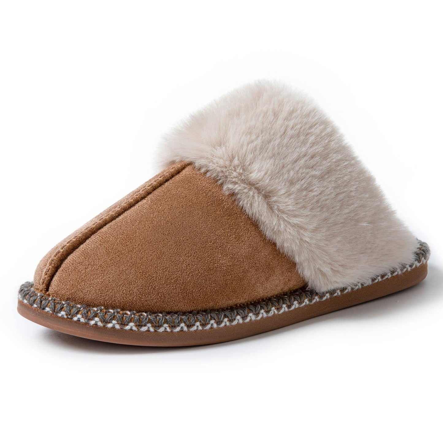 Cognac Memory Foam Slippers-Shoes-Bottoms Up Boutique-Anchorage AK