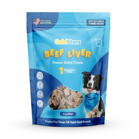 Beef Gold Stars Dog Treats-PETS-Bottoms Up Boutique-Anchorage AK