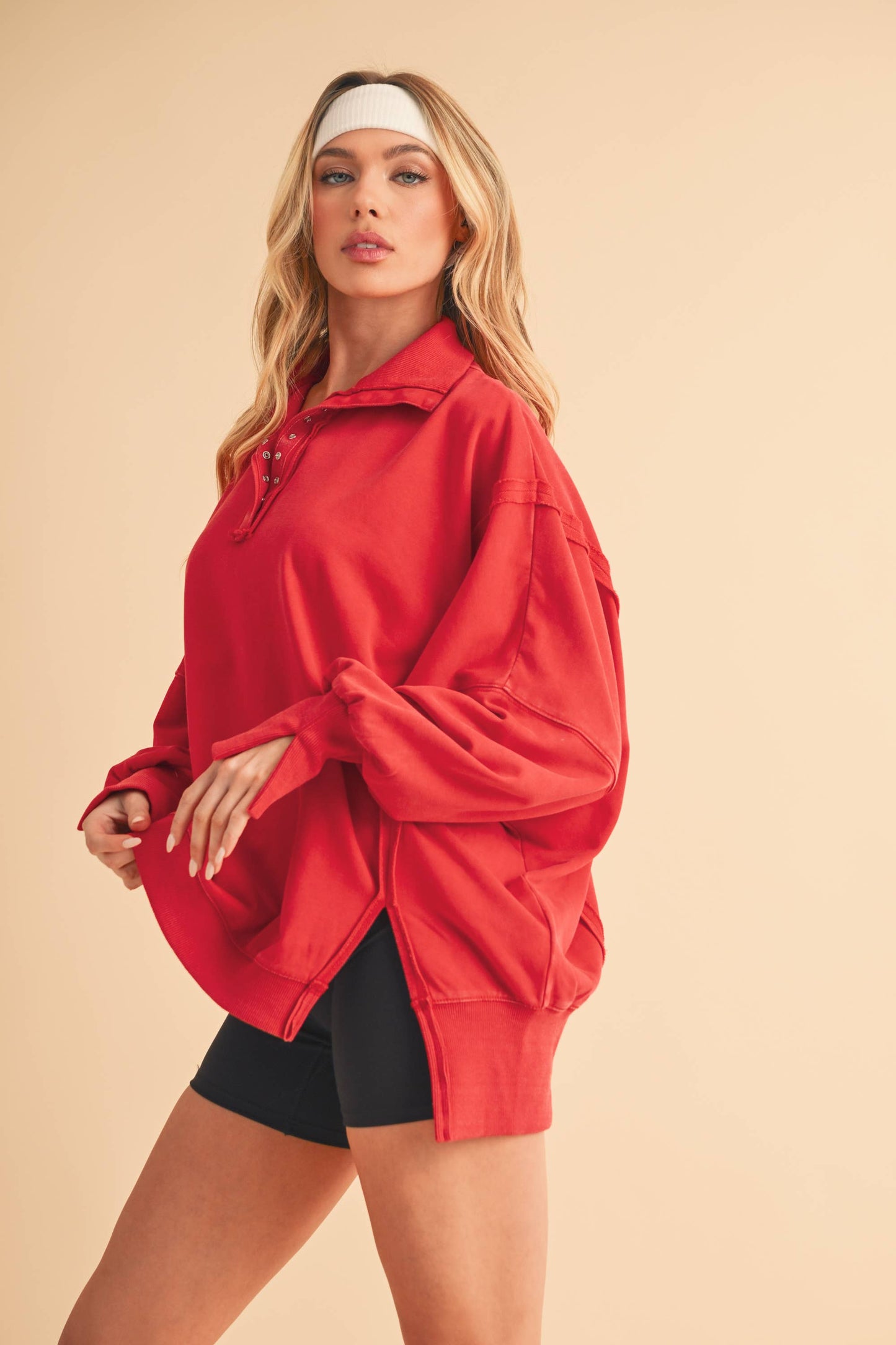 Tamika Henley Sweatshirt