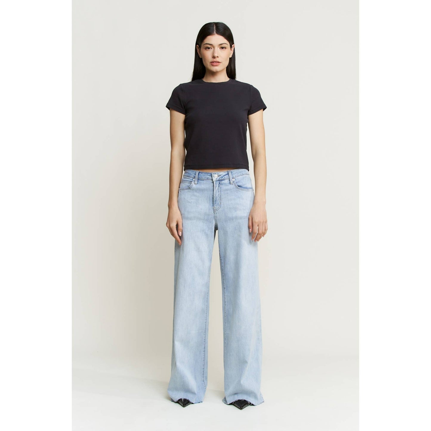 Vintage Navy Super High Wide Leg