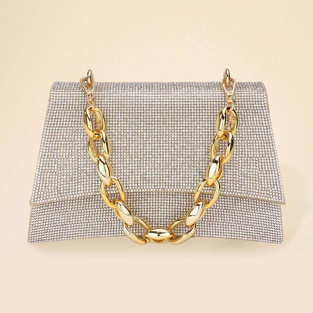 Bling Evening Crossbody Bag-Purses-Bottoms Up Boutique-Bottoms Up Boutique