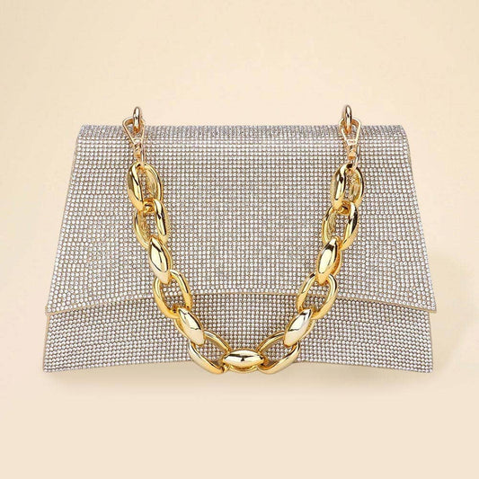 Bling Evening Crossbody Bag-Purses-Bottoms Up Boutique-Bottoms Up Boutique