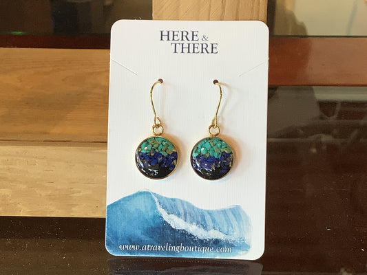 Round Dangle Earrings