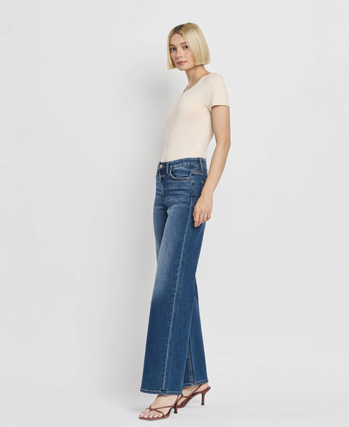 High Rise Full Length Loose Jeans