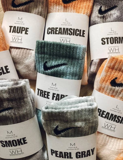 Tie Dye Crew Socks